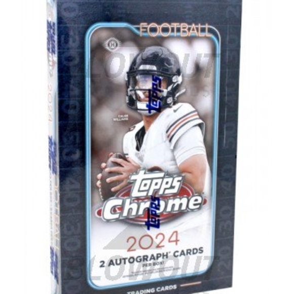 Topps Chrome 2024 Football Cards - Blue and White - Picture 1 of 1